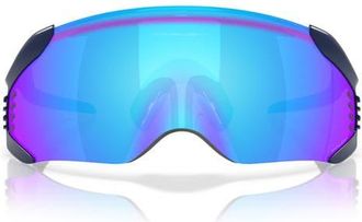Oakley 52mm Velo Kato Prizm Rectangle Sunglasses in Matte Navy/prizm Sapphire at Nordstrom