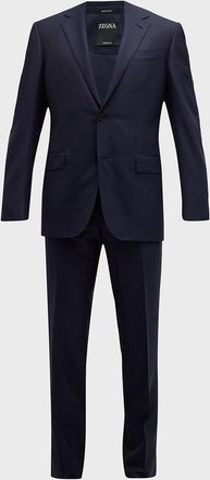 Ermenegildo Zegna Men & apos;s 15milmil15 Micro-Check Wool Suit