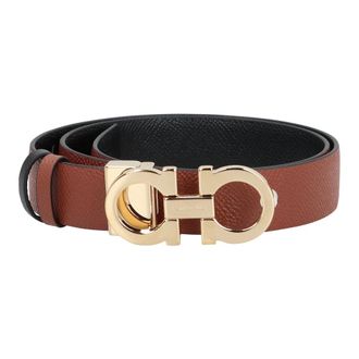 Ferragamo Dames, Accessoires, Bruin, Maat: 80 CM Leer