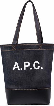 A.P.C. Axel Tote - unisex - Shoppers - Zwart - ONE Size - Katoen - Tassen