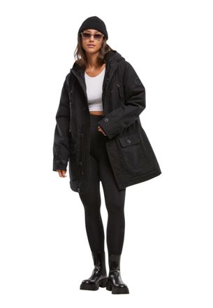 Forvert Brandit Textil GmbH Womens Forvert Fiss Parka Jacket, Colour: Black, XXL
