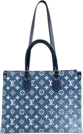 Louis Vuitton Pre-owned Monogram Schoudertas - Dames - Vintage Shopper - Blauw - ONE Size - Vintage