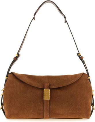 Pinko Brown Cowhide Shoulder Womens Bag