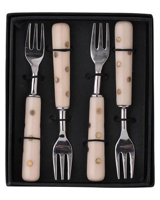 A&B Home Discontinued A&B Home Set Of 4 Alice Forks & Knives In Box