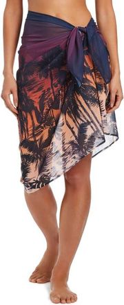 Bleu Rod Beattie Pareo Sarong Skirt in Purple Multi at Nordstrom