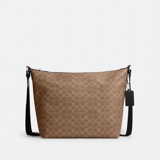 Coach Finn Hobo Bag 32 In Signature Canvas