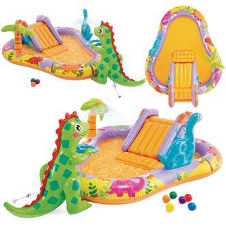 Intex Piscina Hinchable Para Ni&ntilde;os Intex Dino Park 201 X 157 X 69 Cm