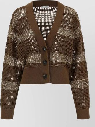 Brunello Cucinelli striped cardigan