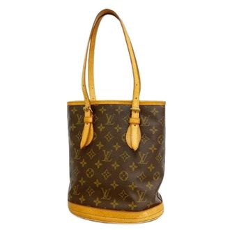 Louis Vuitton Pre-owned Bucket Bags, female, Brown, Size: ONE SIZE Pre-owned Petit Bucket
