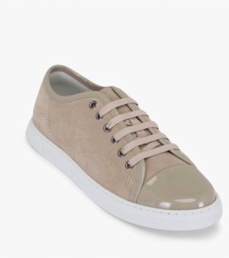 Lanvin Womens Dbb1 Sneakers In Light Beige