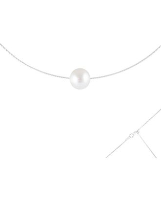 Splendid Pearls Silver 12-13Mmmm Pearl Necklace