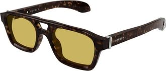 Alexander McQueen Heren, Accessoires, Bruin, Maat: 52 MM Nylon