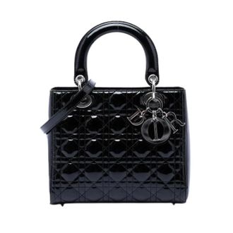 Dior Pre-owned Lady Handbag - Dames - Pre-owned - Zwart - Maat: ONE Size Zijde
