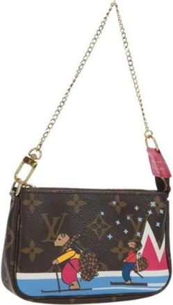 Louis Vuitton Pre-owned Canvas Mini Tas - Dames - Vintage Mini Tas - Bruin - ONE Size - Vintage