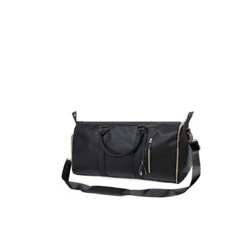 Generic Compatible For 1pc Foldable Womens Travel Convenient Carry-on Clothing Bag Large Leather Duffel Business(SKY BLUE)