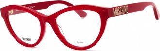 Moschino Ladies Red Cat Eye Eyeglass Frames MOS623