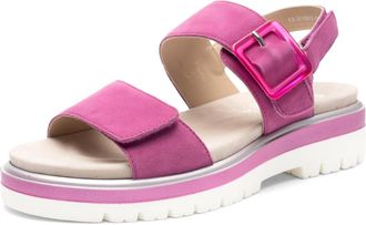 Ara Womens Marbella Open Toe Sandals In Pink Kid Suede