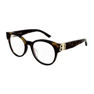 Balenciaga BB0173O002 Tortoiseshell Oval Full Rim Eyeglasses - Brown