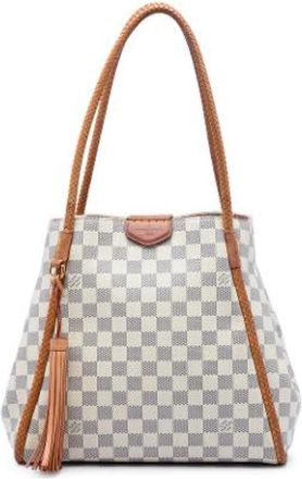Louis Vuitton Pre-owned Propriano Schoudertas - Dames - Vintage Schoudertas - Wit - ONE Size - Leer - Vintage