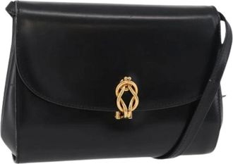 Gucci Pre-owned Cross Body Bags, female, Black, Size: ONE SIZE Pre-owned Vintage Shoulder Bag