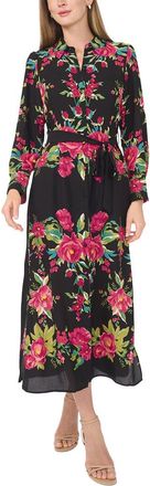 Vince Camuto Collared Belted Shirt Dress