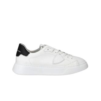 Philippe Model Sneakers, male, White, Size: 11 US Calfskin Sneaker