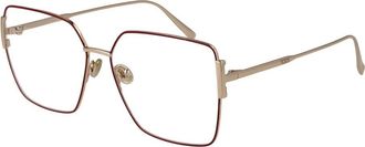 Tod's Metal Glasses Frame - Dames - Brillen - Rood - ONE Size - Accessoires