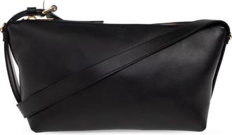 Moschino Leren schoudertas - Heren - Schoudertassen - Zwart - ONE Size - Leer - Tassen