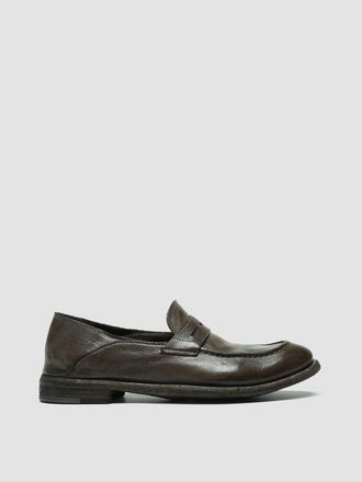 Officine Creative Lexikon 516 Leather Penny Loafers in Taupe at Nordstrom, Size 41