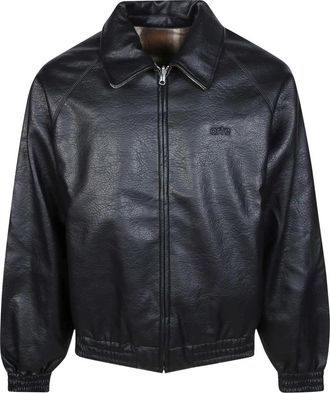 Arte Omkeerbaar Uniform Jack van Leer - Heren - Leren en Su&egrave;de Jassen - Zwart - M - Leer - Jassen