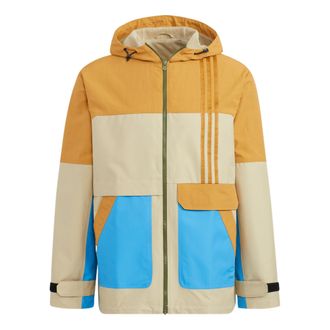 adidas Neo Util Windbreaker Jackets Beige Blue HN2427
