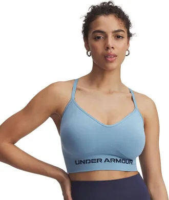 Under Armour Vanish naadloze sportbeha voor dames (Blauw)