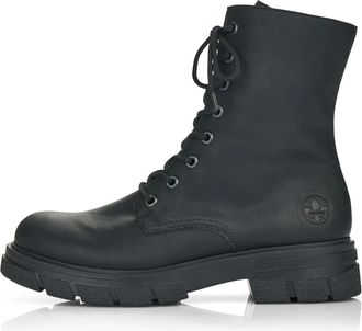 Rieker Veterschoenen - Dames - Schoenen - Zwart - Maat: 36 EU Leer
