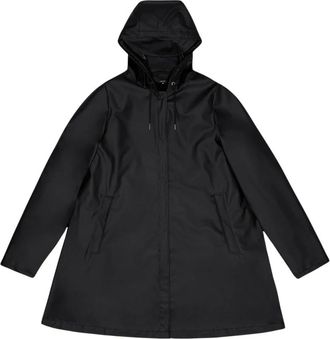 Rains Mujer, Chaquetas, Negro, Talla: M