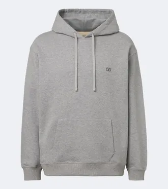 Valentino VLogo cotton jersey hoodie