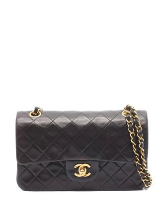 Chanel 1994-1996 Double Flap shoulder bag - women - Lambskin - One Size - Black