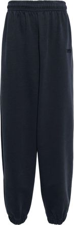 VETEMENTS logo-embroidered track pants - unisex - Cotton/Polyester - S - Blue
