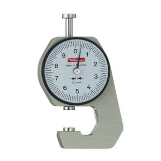 K&auml;fer Medidor de espesor de bolsillo k 15 0-10 mm de plomo. Escarabajo plano de 0,1 mm y 6,35 mm