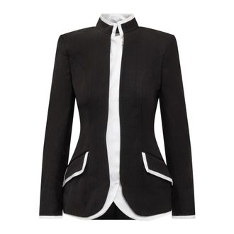 Casablanca Trendy Blazer Jasje - Dames - Blazers - Zwart - S - Jassen