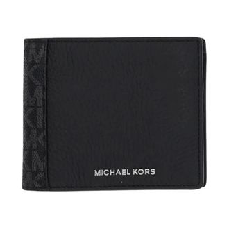 Michael Kors Hudson Billfold Portemonnee - Heren - Accessoires - Zwart - Maat: ONE Size Leer