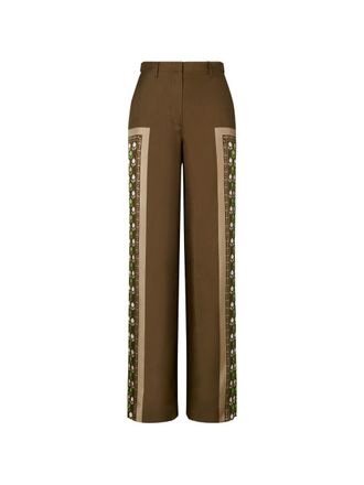 Tory Burch Pantaloni a gamba larga stampati Tory Burch
