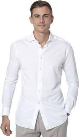 Xacus 3D Stretch Overhemd - Heren - Zakelijke Overhemden - Wit - 3XL - Overhemden