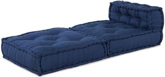 vidaXL Cushion Blue 70 x 70 x 54 cm Polyester Vidaxl