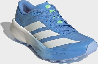 ADIDAS TERREX Trailrunningschuh ADIDAS TERREX AGRAVIC 4 TRAIL RUNNING, Damen, Gr. 40,5, blau burst, sanftes wei&szlig;, lime burst, Synthetik, Textil, Schuhe Trailrunning
