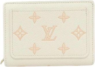 Louis Vuitton Tweedehands leren portemonnees - Dames - Vintage Accessoires - Beige - ONE Size - Vintage