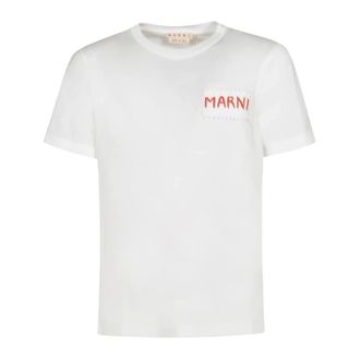 Marni Dames, Tops, Wit, Maat: 2XS Katoen