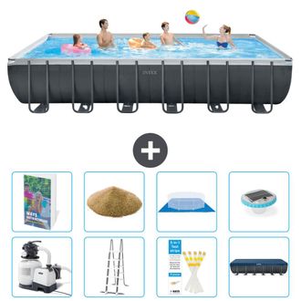 Intex Piscina Ultra Xtr Rectangular - 732x366x132 Cm - 9-piezas S578