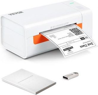 OEM Etikettendrucker 200x79x83mm Thermodrucker 150mm/s Labeldrucker Versandetiketten Drucker Thermo-direkt Edikettendruckger&auml;t Usb Automatische Etikettene