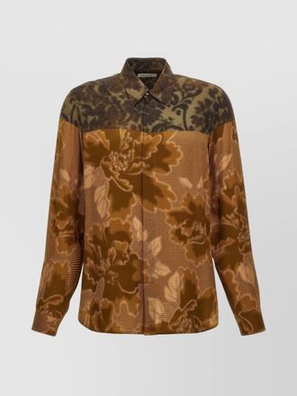 Dries Van Noten 9080 carvies floral pattern shirt