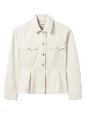 Claudie Pierlot pocket denim jacket - Neutrals